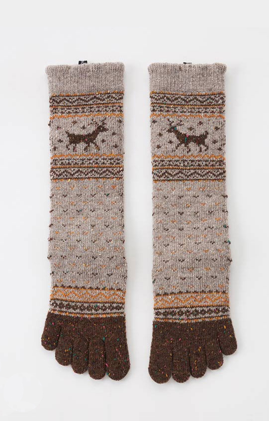 4214 brown gift wool socks christmas