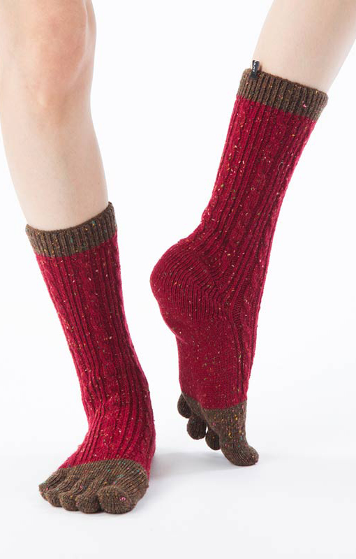 4216 wool barefoot socks toesox