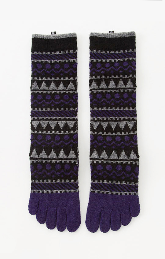 4225 purple toe socks wool holiday gift