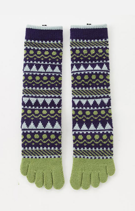 4230 navy pear toe wool socks for gift