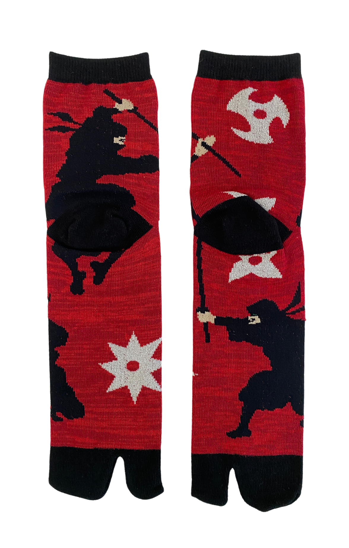 5390 ninja tabi socks red made in japan