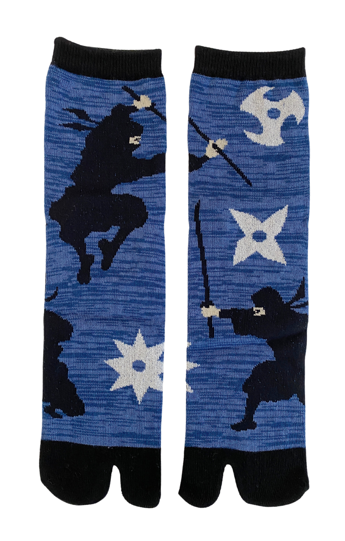 5392 blue ninja tabi toe socks japan