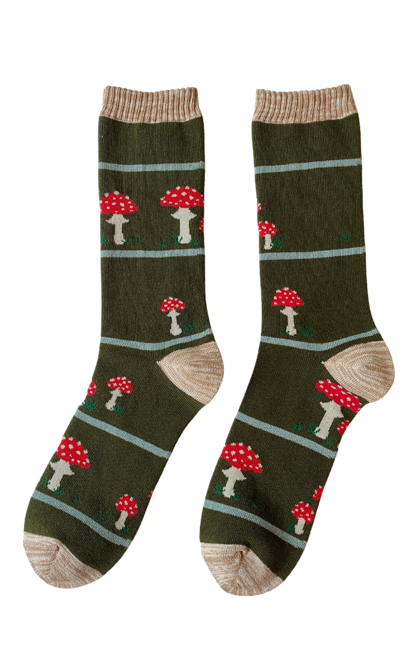 5482 mushroom crew socks replant pairs