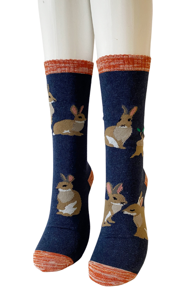 5487 rabbit bunny animal socks made in japan